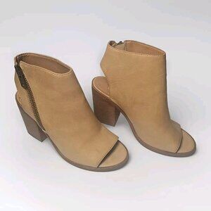 Steve Madden Womens Open Toe Ankle Bootie Size 8